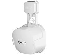 COOLWUFAN Soporte de pared para sistema Wi-Fi de malla eero 6+ y eero 6 (no apto para malla eero), sin cables desordenados, fácil de instalar, soporte de montaje que ahorra espacio para sistema Wi-Fi