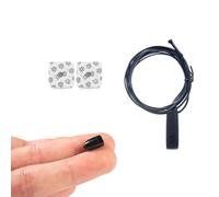 CooMax Pinganillo Bluetooth Invisible Examenes (VIP Pro UltraMini BT MC) | Microfono por cable para susurros. Micro auriculares espia inalambricos ocultos con manos libres para copiar en oposiciones