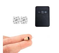 CooMax Pinganillo gsm Examenes VIP Pro Oculto Invisible para Tarjeta SIM con Micrófono sin Cables - Mini Auricular Inalambrico Espia para Copiar en Examen (Pinganillo VIP Pro Supermini Pieza gsm)