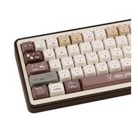 COOMICKEY Mao Profile - Teclas PBT, 140 teclas de sublimación de tinte, lindo juego de teclas personalizadas para teclados mecánicos Cherry Gateron MX Swithes