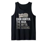 Coon Hunter El Hombre El Mito La Leyenda Camiseta sin Mangas