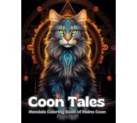 Coon Tales: Mandala Coloring Book of Maine Coon Cats: A Mindful Coloring Book for Adults