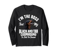 Coonhound Black And Tan Coonhound The Boss Dog Enthusiast Coonhounds Manga Larga