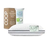 Coop Home Goods Eden Cool - Almohada Ajustable, tamaño King, Espuma viscoelástica Ajustable con infusión de Gel, Tela Lulltra Suave y Transpirable, Ideal para Todos los Que Duermen - Certificado