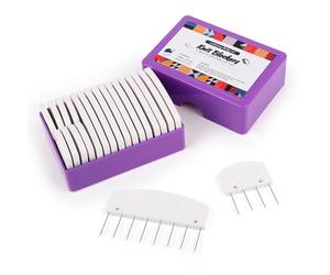 Coopay 20 Uds Bloc de punto Pines Set con peine bloqueo, juego de bolígrafos y agujas para tejer y ganchillo Accesorios de tejer