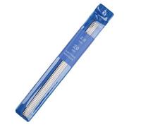 Coopay Juego de 5 agujas de tejer de 2,0 mm, 20 cm de longitud, de acero inoxidable, para calcetines, bufandas, gorros, mascotas, suéteres, agujas de calcetines de 2,0 mm