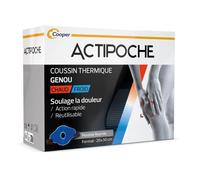 Cooper ACTIPOCHE - Cojín térmico - Termoterapia - Contracturas musculares y dolor articular - Rodilla - Gel - 1 unidad