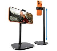 COOPER ChatStand - Soporte Móvil Mesa Ajustable y Portátil | Soporte para Móvil, iPhone, Samsung y Mas, Ideal para Grabar Video, Transmisión en Vivo, Videoconferencias (Negro Noche)