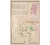 Cooperstown New York Map Journal: Vintage Map Notebook