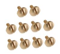 COOPHYA 10 Piezas de Tornillos Metálicos para Centrales de Instrumentos Musicales Accesorios Duraderos para Llaves de Tres y Cuatro Planos Mini Tornillos para Instrumentos