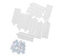 COOPHYA 10 Piezas Dispensador de Pegamento Líquido 50ml con Tubo Adhesivo Ab y Relación 1:1, Apto para Tareas Industriales y Uso Portátil en Trabajos de Pared