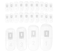 COOPHYA 100 Consejos para Practicar Uñas Mecánicos Flexibles Transparentes 100 Puntas de Práctica para Esmalte de Uñas Herramientas y Exhibición Profesional