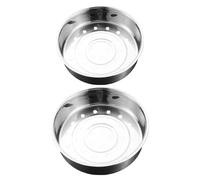 COOPHYA 2 Cestas de Vapor Redondas de Acero Inoxidable de 20 y 22,5cm para Olla Arrocera, Compatibles Generales, Ideales para Cocinar Verduras y Arroz en Cocina Familiar