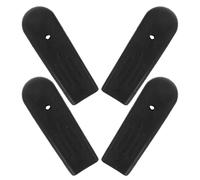 COOPHYA 2 Pares de Fundas para Manijas de Freno de Silla de Ruedas en Goma Negra, Instalación Fácil Que Mejora el Control de Frenado para Movilidad Segura