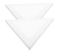 COOPHYA 2 Piezas de Tablero de Pintura Irregular para Estudiantes y Artistas, Lienzo Blanco de Algodón Estabilidad y Durabilidad, Adecuado para Pintura Creativa DIY
