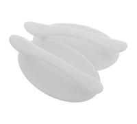 COOPHYA 2 Piezas Manijas Adhesivas para Cajones y Puertas de Baño, sin Taladro, Plástico Blanco Fuerte Adhesión, Diseño Elegante y Fácil Instalación para Personas Mayores