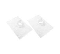 COOPHYA 2 Piezas Sábanas de Masaje para Camillas con Agujero Facial Reutilizables y Transpirables para Masajes y Tratamientos de Belleza