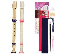 COOPHYA 2 Piezas Soprano Recorder Lightweight Musical Instrument For Beginners Portable Plastic Flute In And Sound Quality For Adults And