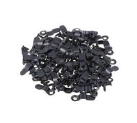 COOPHYA 200 Piezas de Accesorios para Marcos de Fotos con Forma Curvada, Clavos de Melón de Metal Negro, Fácil Instalación y Acabado Profesional para Proyectos de Madera y DIY
