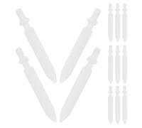 COOPHYA 24 Puntas de Repuesto para Marcadores Acrílicos de 3 Mm, de Nailon Duradero, Punta Fina para Dibujo de Boceto y Pintura Permanente, 24 Unidades en Color Blanco para Artistas