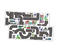 COOPHYA 2hojas Pegatinas De Pared Semáforo Para Habitación Infantil Decoración Removible Diy Para Sala De Adhesivos Carreteras Para Niño Niña Educativo y Creativo