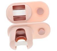 COOPHYA 2piezas Soporte De Fregona y Escoba Organizador De Mopa Adhesivo Sin Perforaciones Clip Práctico para Cocina y Baño Diseño Creativo y Funcional Resistente y Duradero