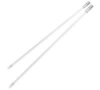 COOPHYA 2piezas Varita Ciega Vertical con Gancho Repuesto para Persianas de Ventana Varillas Transparentes Resistentes y Portátiles para Cortinas