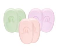 COOPHYA 3 Pares de Protectores Auditivos Cubiertas Oídos de Silicona para Teñir el Cabello, Diseño Portátil y Resistente al Agua para Ducha y Uso Rizador