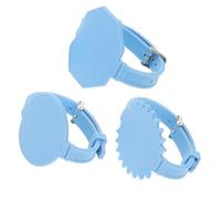 COOPHYA 3piezas Pulsera De Silicona Borrable Para Notas Banda De Memoria y Reutilizable Para Enfermeras Accesorios Prácticos Azul