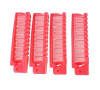 COOPHYA 4 Peines Plegables Portátiles de Plástico Rosa para Viaje y Uso Exterior, Fáciles de Limpiar y Compactos para Cabello y Masaje Color Aleatorio