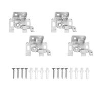 COOPHYA 4 Piezas Soporte de Montaje para Persianas Venecianas, Accesorios para Rieles de Cortinas, Código de Araña Compacto, Duradero y Ajustable para Instalación en Hogar y Oficina