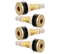 COOPHYA 4 Válvulas de Cobre Reemplazo Versátil y Duradero para Neumáticos sin Cámara Inflado Rápido para Maquinaria de Construcción y Cargadoras para Ruedas