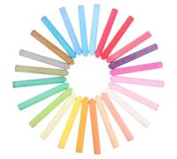 COOPHYA 48 Piezas Tizas de Colores Solubles Agua sin Polvo Gruesas y Resistentes para Pizarra Multifuncional para Enseñanza y Dibujo Interior para Profesional