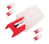 COOPHYA 5piezas Aguja De Repuesto Para Tocadiscos Compatible Varios Reproductores Diseño Clásico