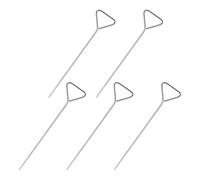 COOPHYA 5piezas Barras de Acero Inoxidable para Extensión Celular Herramientas Prácticas para Laboratorio Diseño Triangular sin Bordes Accesorios Reutilizables para Laboratorio