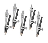 COOPHYA 5piezas Kit Dibujo Brújula Matemática Compás Carpintería Dibujo Estudiantes