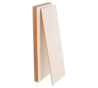 COOPHYA 8 Láminas Rectangulares y Compatibles Diversas Técnicas de Pintura de Madera sin Terminar para Manualidades para Dibujo y