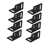 COOPHYA 8 Piezas De Fijaciones De Código De Esquina Soportes De Estante Ranurados Soportes De Ángulo Recto Soportes En L Para Estantes Soportes De Esquina Para Estante De Madera