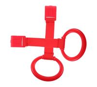 COOPHYA Anilla Para Bebés 2 Pcs Anillas Colgantes Para Cuna Ayuda Para Aprender a Estar De Pie Rojo Herramientas Interactivas Para Niños Pequeños Desarrollo Motor y Coordinación