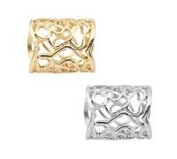 COOPHYA Anillo Bufanda Mujer en Set de 2 Unidades, Hebillas para Chal Superficie Lisa, Accesorio para Sujetar Bufandas y Pañuelos en Uso Diario
