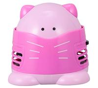 COOPHYA Aspiradora de Mesa, Colector de Polvo de Mesa, Plástico, Rosa, Ligera, Aspira Migas de Goma de Borrar, para Coche y Escuela