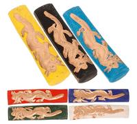 COOPHYA Barra de Tinta China Tradicional 7 Colores Bloque de Tinta para Caligrafía y Pintura para Dibujo Artístico Práctica para Moler y Escribir en Artes Manuales