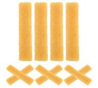 COOPHYA Borrador para Limpiar Zapatos de Goma Natural, Limpiador Portátil Amarillo Alta Eficiencia para Gamuza y Limpieza de Bolsas, Pack de 10 Unidades