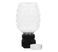 COOPHYA Botella de Plástico Transparente en Forma de Piña Conector, Material Abs y Pe, Adecuado para Guardar Cuentas de Juguete Niñas