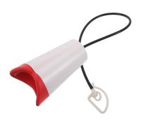 COOPHYA Cabina de Aislamiento de Voz Compacta de Plástico Blanco Amortiguador Vocal para Prácticas y Aprendizaje Minimiza el Ruido Externo para Cantantes y Actores