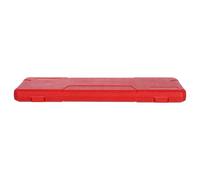 COOPHYA Caja de Almacenamiento de Plástico Rojo Diseño Resistente y Portátil para Adecuado para Calibrador Vernier Digital Herramientas de Precisión