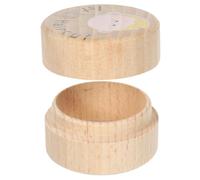 COOPHYA Caja De Recuerdos Para Ñiño y Niño Primera Coleta Madera Natural Decorativa Almacenamiento Infantil Obsequio Especial