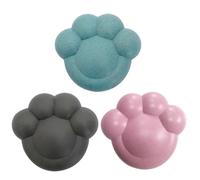 COOPHYA Caja Purificadora de Aire 3 Desodorantes de Carbón de Bambú Activo en Forma de Pata de Gato Ventosa para Absorber Olores y Eliminar Malos Aromas Color
