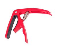 COOPHYA Capo Para Guitarra y Ukelele Ligero Para Folk y Country Cambio Rápido De Tonalidad Diseño Compacto Abs Rojo