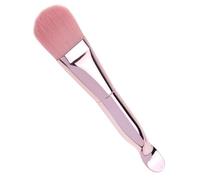 COOPHYA Cepillo Facial para Mascarilla de Nylon y Aluminio Ligero Doble Cabezal y Cuchara para Aplicar Mascarillas en Niñas y Mujeres